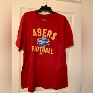 49er Football Training Red T-Shirt NWT 🌴